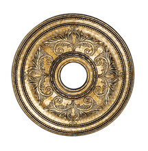 Vintage Gold Leaf Ceiling Medallion 11qq1 Thomson