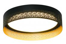 AFX Lighting, Inc. ASHF1214L30D1BK - Ash LED Flush Mount - 12'' - Black