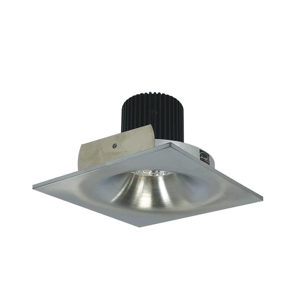 4" Iolite LED Square Bullnose, 1000lm / 14W, 2700K, Natural Metal Finish