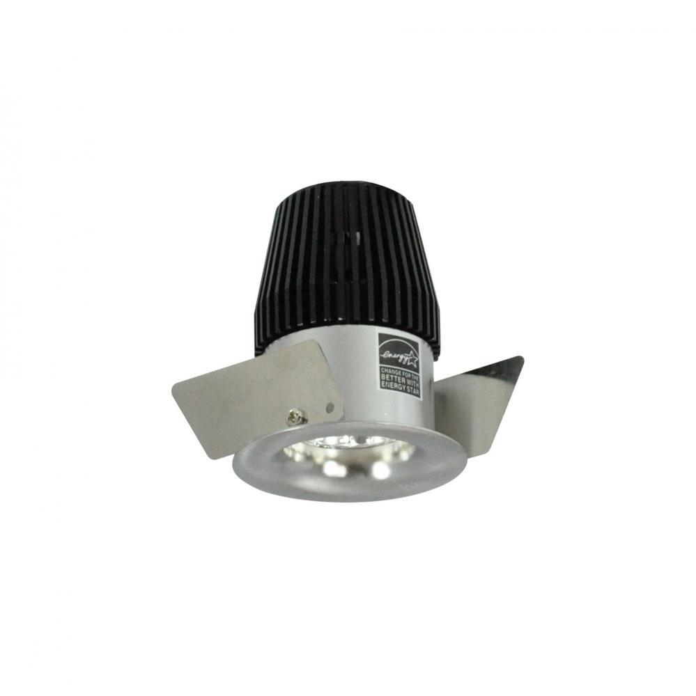 1" Iolite LED BWF Round Bullnose, 600lm, 3500K, Natural Metal Reflector / Natural Metal Flange