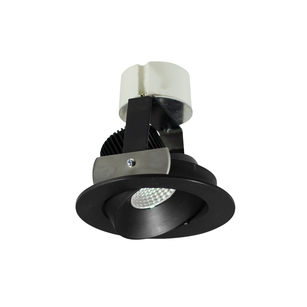 4" Iolite LED Round Adjustable Cone Retrofit, 1000lm / 12W, 3500K, Black Reflector / Black