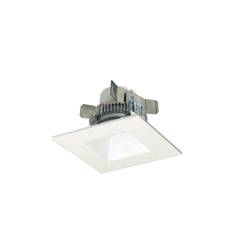 4" Cobalt Click LED Retrofit, Square Reflector, 750lm / 10W, 3500K, White Reflector / White