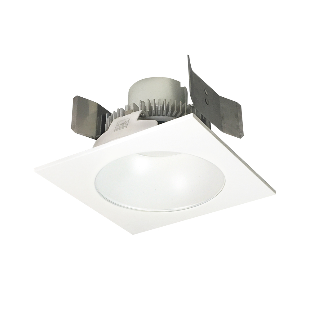 5" Cobalt Click Square Retrofit Reflector with Round Aperture, 1000lm / 12W, 3000K, Matte Powder