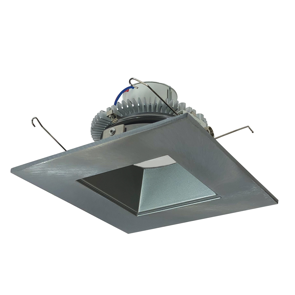 6" Cobalt Click LED Retrofit, Square Reflector, 1000lm / 12W, 2700K, Natural Metal Reflector /