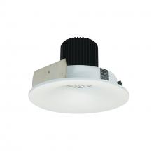 Nora NIO-4RNB27XMPW/10 - 4" Iolite LED Round Bullnose, 1000lm / 14W, 2700K, Matte Powder White Finish