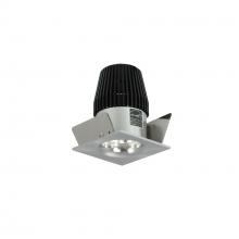 Nora NIO-1SNB30XNN - 1" Iolite LED NTF Square Bullnose, 600lm, 3000K, Natural Metal Reflector / Natural Metal Flange