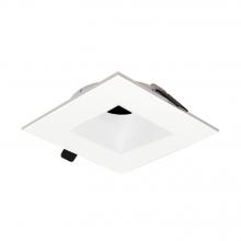 Nora NIOC-4SNDSQWW - 4" Iolite Can-less Square Downlight Trim, White finish