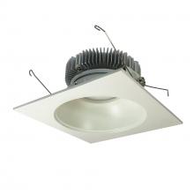 Nora NLCB2-6531535MPW - 6" Cobalt Dedicated High Lumen Square/Round, 1500lm, 3500K, Matte Powder White Reflector / Matte