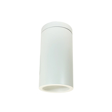 Nora NYLS3-6S1L630FP01WWW - 6" Sapphire III Surface Mount White Cylinder, Matte Powder White Reflector/Matte Powder White