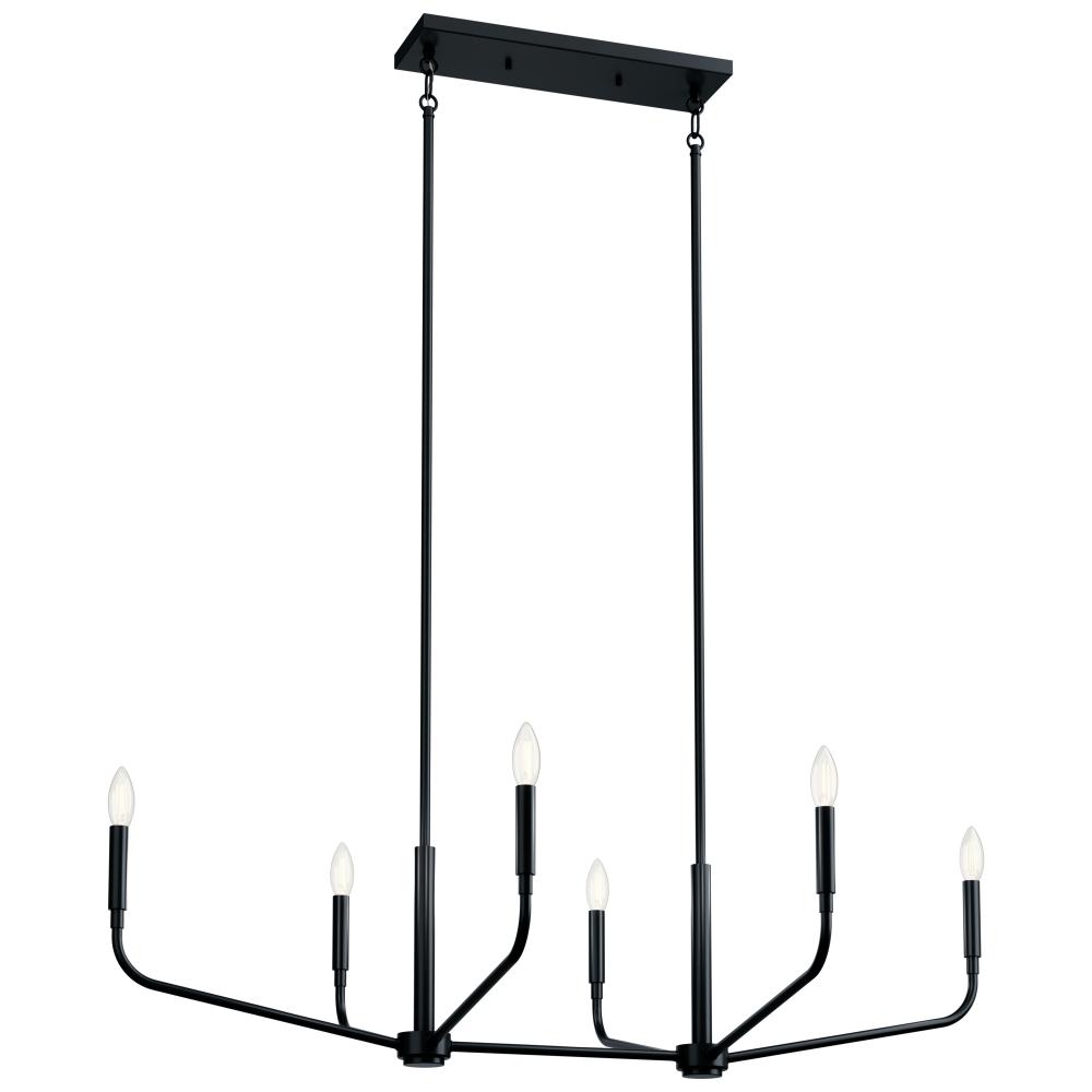 Linear Chandelier 6Lt