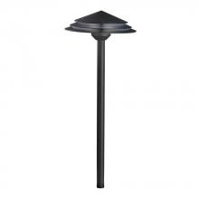 Kichler 16124BKT27 - Round Tiered LED Path 2700K