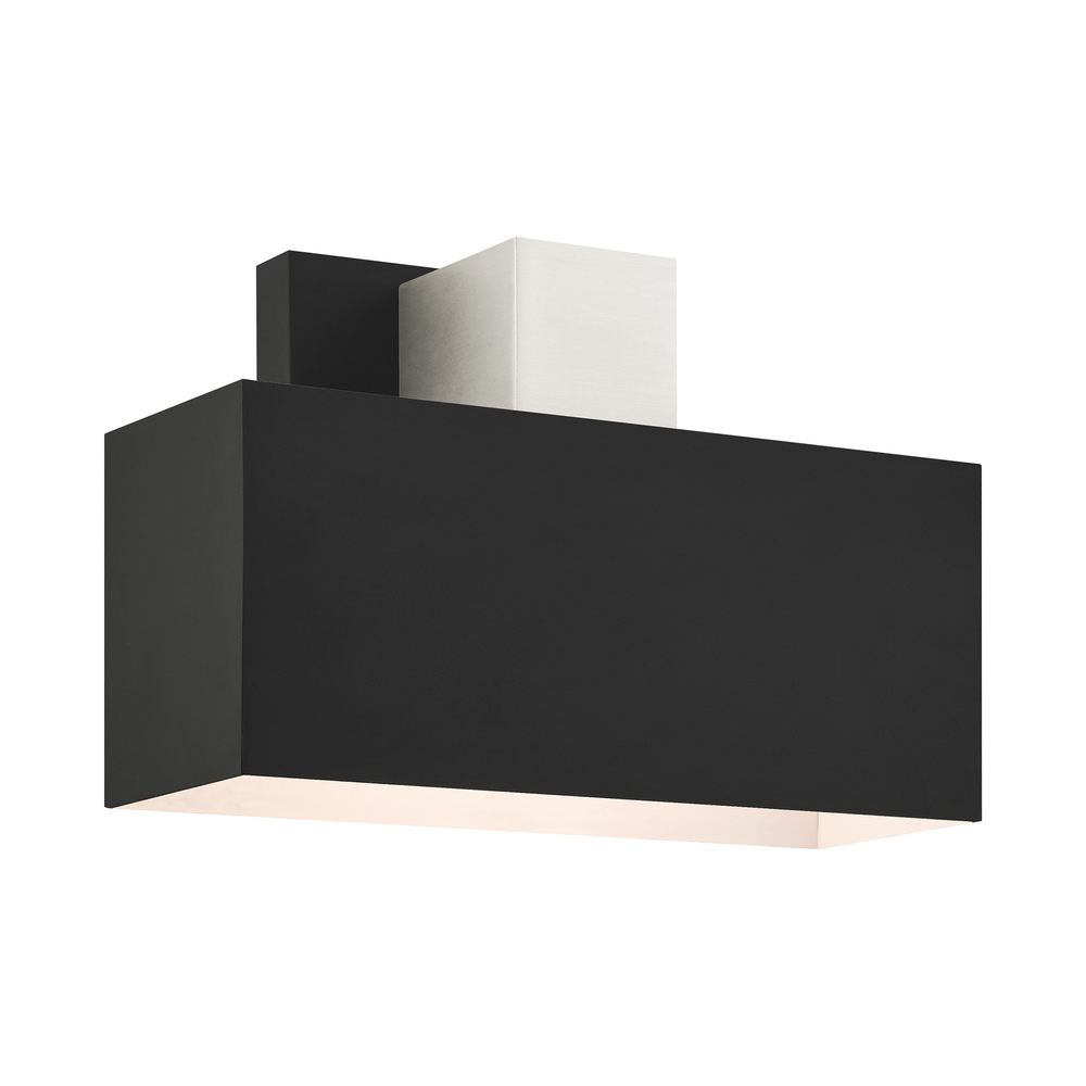 1 Lt Black Outdoor ADA Wall Sconce