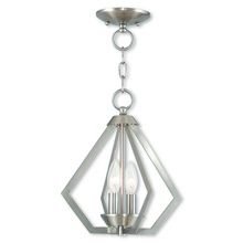 Livex Lighting 40922-91 - 2 Light BN Mini Chandelier/Ceiling Mount