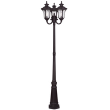 Livex Lighting 7866-07 - 3 Light Bronze Outdoor 3 Head Post