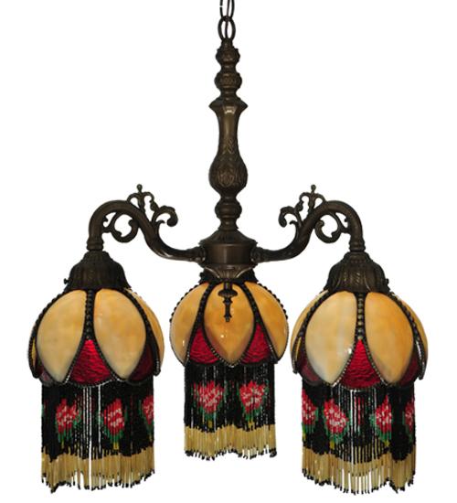 20"W Isabella 3 Arm Chandelier