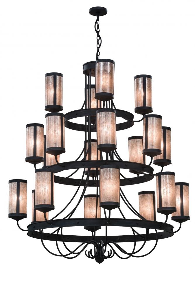 60"W Nehring 20 LT Three Tier Chandelier