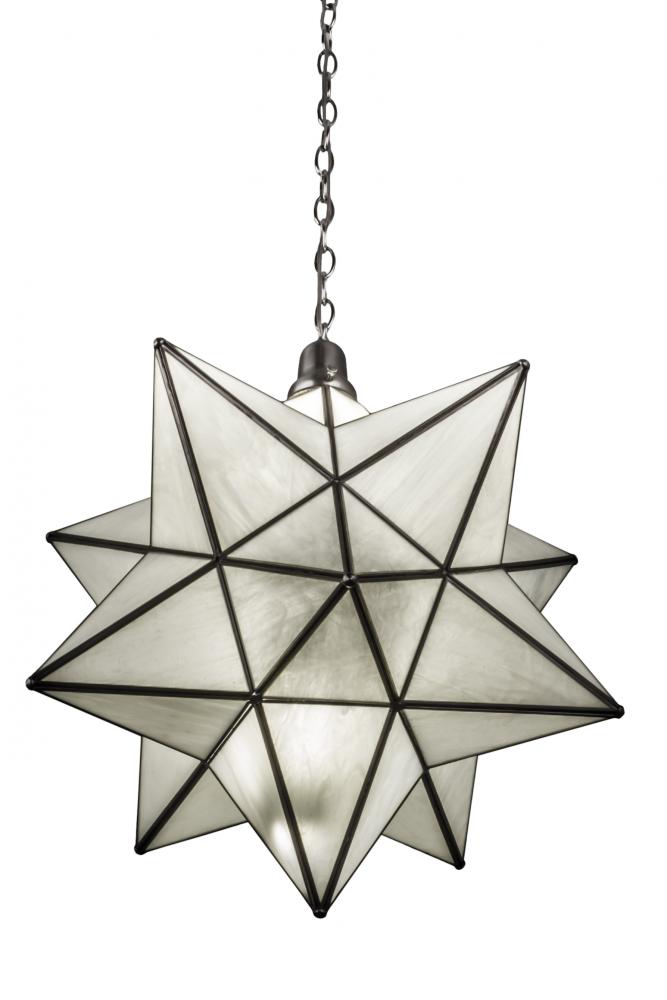 24"W Moravian Star Pendant