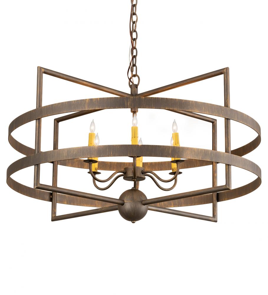 36" Wide Aldari 6 Light Chandelier