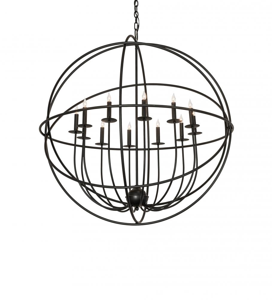 42" Wide Atom Enerjisi 12 Light Chandelier