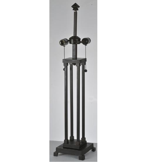 28" High Mission Column Table Base