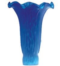 Meyda Green 10202 - 3"W x 5"H Blue Lily Shade