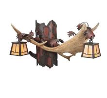 Meyda Green 106612 - 23.5" Wide Antlers Fallow Deer 2 Light Wall Sconce