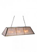 Meyda Green 106959 - 48" Long Tri-Panel Oblong Pendant