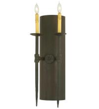 Meyda Green 112085 - 9.5"W Warwick 2 LT Wall Sconce