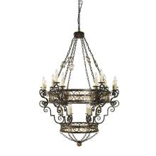 Meyda Green 115356 - 48" Wide Isabo 24 Light Chandelier