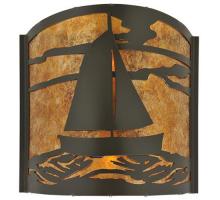 Meyda Green 117834 - 12"W Sailboat Wall Sconce