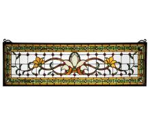 Meyda Green 119444 - 33"W X 10"H Fairytale Transom Stained Glass Window