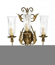 Meyda Green 120226 - 21" Wide French Elegance 3 Light Wall Sconce