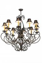 Meyda Green 120309 - 42"W Phillipe 10 LT Chandelier