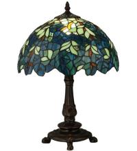 Meyda Green 124813 - 17"H Nightfall Wisteria Accent Lamp