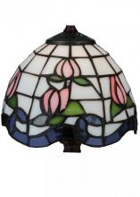 Meyda Green 139063 - 7"W ROSEBORDER SHADE