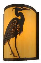 Meyda Green 146242 - 8" Wide Heron Wall Sconce