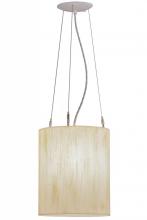 Meyda Green 150735 - 10" Wide Cilindro De Marfil Lino Pendant