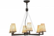 Meyda Green 152197 - 31" Wide St Lawrence 6 Light LED Chandelier