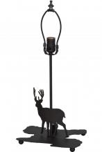 Meyda Green 153096 - 14"H Lone Deer Double Lit Table Base