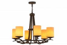 Meyda Green 156964 - 36"W Octavia 6 LT Chandelier