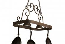 Meyda Green 161509 - 32"W Elana 2 LT Pot Rack