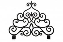 Meyda Green 162817 - 36" Wide X 32" High Fleur-de-lis Fireplace Screen