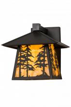 Meyda Green 165573 - 8"W Stillwater Tall Pines Hanging Wall Sconce