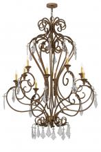 Meyda Green 169309 - 48"W Josephine 10 LT Chandelier