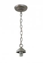 Meyda Green 172423 - 5"W Nickel 1 LT Pendant Hardware