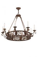 Meyda Green 174909 - 36"W Delano 8 LT Chandelier