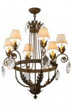 Meyda Green 180943 - 26" Wide Antonia 6 Light Chandelier