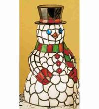 Meyda Green 18471 - 14" High Snowman Accent Lamp