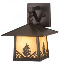 Meyda Green 192760 - 9"W Stillwater Mountain Pine Wall Sconce