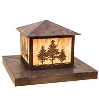 Meyda Green 199845 - 36" Square Tamarack Pier Mount